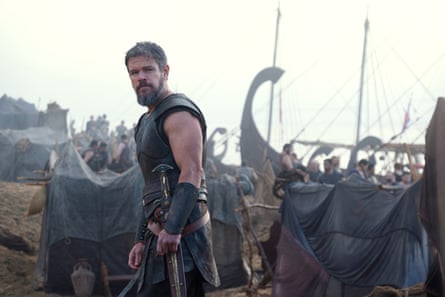 Matt Damon as Odysseus in a scene from The Odyssey