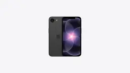 iPhone 17e in black
