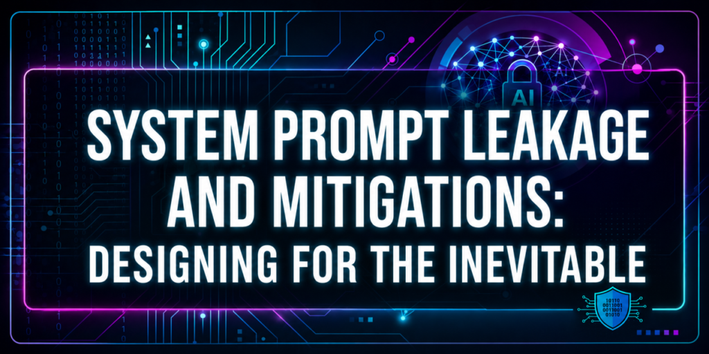 Designing for the inevitable: System prompt leakage and mitigations in generative AI applications