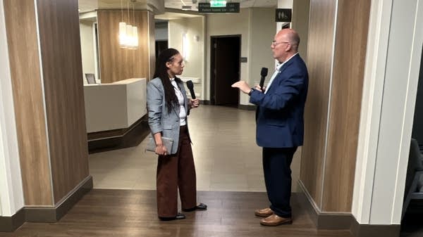 Sheldon Day (right), is the mayor of Thomasville, Alabama, and is hopeful that the town will find a buyer to reopen its hospital, which has been closed for nearly two years.